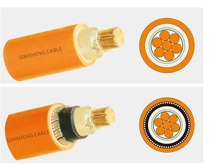 XLPE Insulated LSZH Sheathed Cable